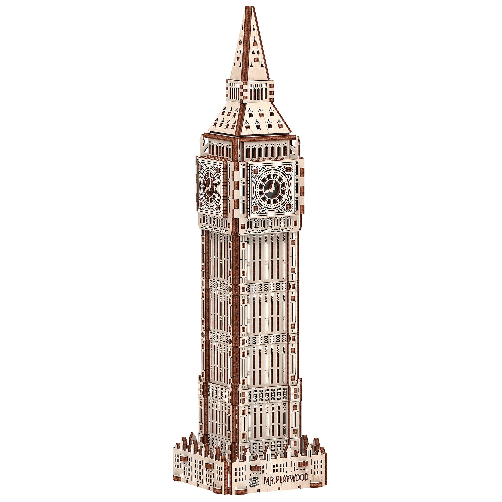 Mr.Playwood Big Ben 3D Wooden STEM Puzzle, 215 Pieces/Set (AVRAV1612303)
