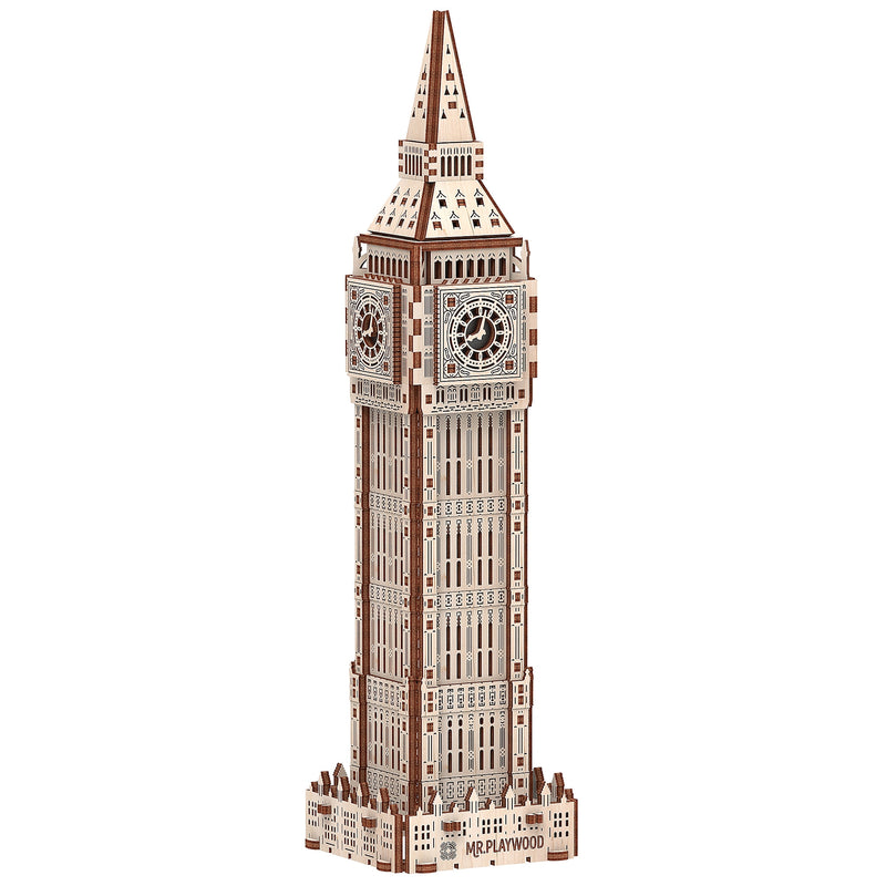 Mr.Playwood Big Ben 3D Wooden STEM Puzzle, 215 Pieces/Set (AVRAV1612303)