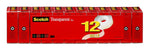 Scotch Transparent Clear Tape Refill, 0.75" x 27.77 yds., 1" Core, Clear, 12 Rolls/Pack (600K12)