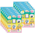 Happily Ever Elementary Creatively Inspired Motivators Shape Stickers, Multicolored, 72/Pack, 12 Packs/Bundle (CD-168328-12)
