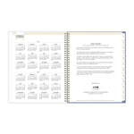 2025-2026 Day Designer for Blue Sky Flutter 8.5" x 11" Academic Year Weekly & Monthly Planner, Plastic Cover (136685-A26)