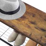 Whitmor Metal Bench, Brown (6764-9965-SIOC)