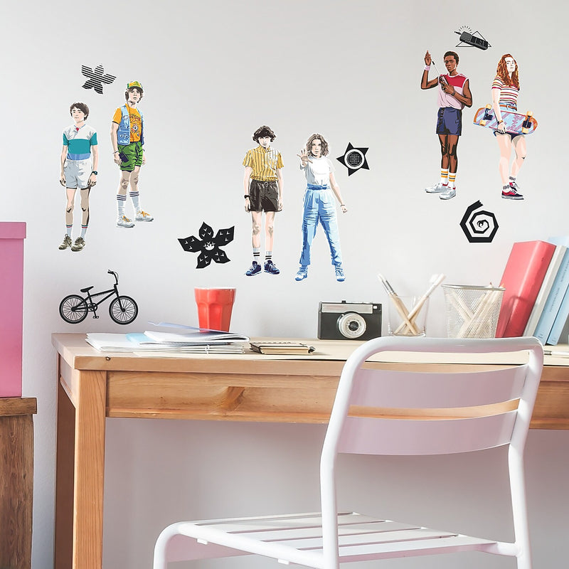 York Wallcoverings Stranger Things Contemporary Decals, Music, Movies & TV (RMK4675SCS)