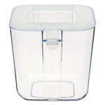 Stackable Caddy Organizer, Small, Plastic, 4.33 x 4 x 4.38, White