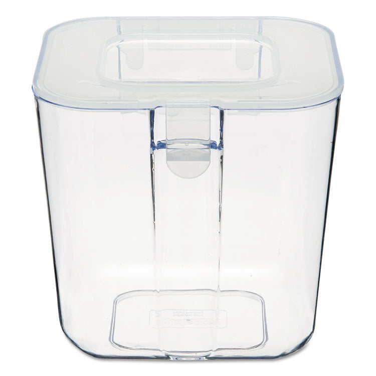 Stackable Caddy Organizer, Small, Plastic, 4.33 x 4 x 4.38, White