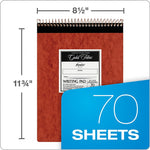 Ampad Gold Fibre Retro Writing Pad, 8.5" x 11.75", Wide Ruled, White, 70 Sheets/Pad (20-008R)