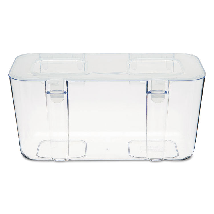 Stackable Caddy Organizer, Medium, Plastic, 8.8 x 4 x 4.38, White