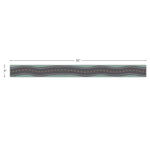 Teacher Created Resources Straight Border Trim, 3" x 2.92', Road Trip, 12/Pack, 6 Packs/Bundle (TCR9241-6)