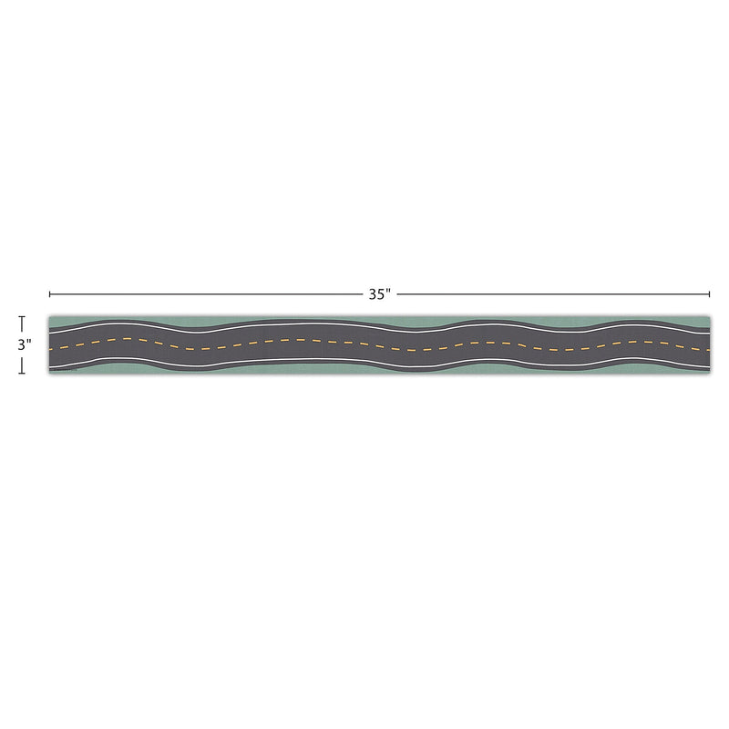 Teacher Created Resources Straight Border Trim, 3" x 2.92', Road Trip, 12/Pack, 6 Packs/Bundle (TCR9241-6)