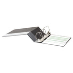 Deluxe Non-View D-Ring Binder With Label Holder, 3 Rings, 4" Capacity, 11 X 8.5, Black