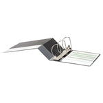Deluxe Non-View D-Ring Binder With Label Holder, 3 Rings, 5" Capacity, 11 X 8.5, Black