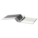 Deluxe Non-View D-Ring Binder With Label Holder, 3 Rings, 2" Capacity, 11 X 8.5, Black