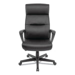 Alera® Oxnam Series Fixed Arm Polyurethane Task Chair, Black (ALEON41B19)