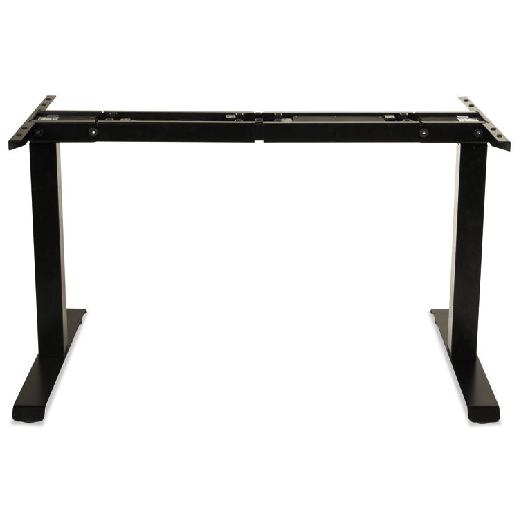Alera AdaptivErgo Sit-Stand Two-Stage Electric Height-Adjustable Table Base, 48.06" x 24.35" x 27.5" to 47.2", Black