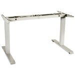 Alera AdaptivErgo Sit-Stand Two-Stage Electric Height-Adjustable Table Base, 48.06" x 24.35" x 27.5" to 47.2", Gray