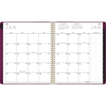 2026 AT-A-GLANCE Contemporary 9" x 11" Monthly Planner, Faux Leather Cover, Purple (70-250X-14-26)
