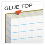 Cross Section Pads, Cross-Section Quadrille Rule (10 Sq/in, 1 Sq/in), 50 White 8.5 X 11 Sheets