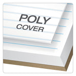 Docket Gold Steno Pads, Gregg Rule, Frosted White Cover, 100 White (Heavyweight 20 lb Bond) 6 x 9 Sheets