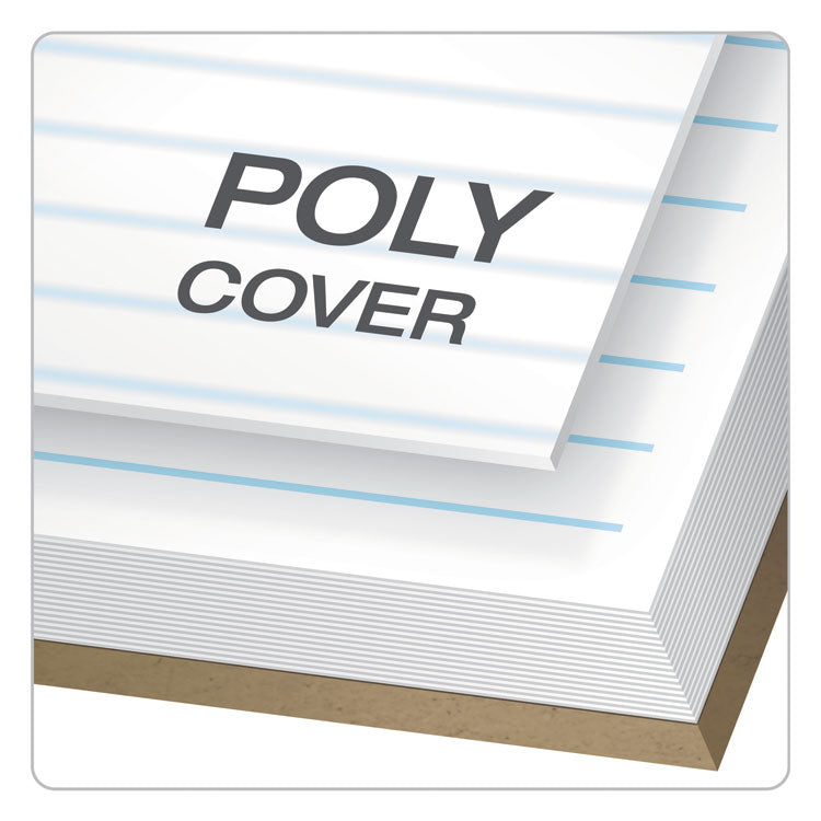 Docket Gold Steno Pads, Gregg Rule, Frosted White Cover, 100 White (Heavyweight 20 lb Bond) 6 x 9 Sheets