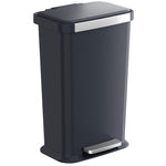 iTouchless SoftStep Plastic Step Trash Can, 13.2 Gallon, Black (PL13BBP)