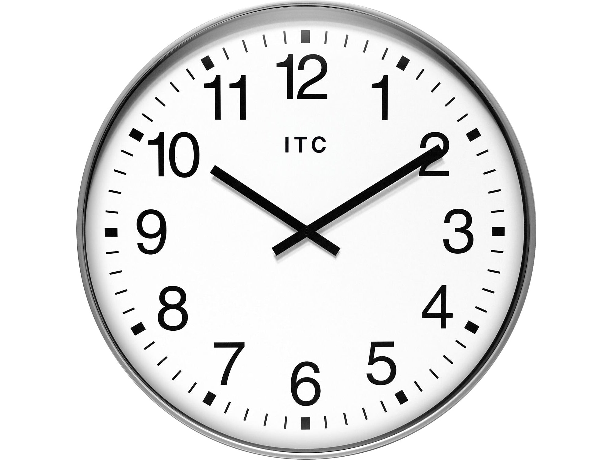 Infinity Instruments Profuse ITC Wall Clock, 20"Dia. (14246SV-830)