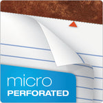 "The Legal Pad" Ruled Perforated Pads, Wide/legal Rule, 50 White 8.5 X 11.75 Sheets
