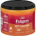 Folgers 100% Colombian Ground Coffee, Medium Roast, 22.6 oz., Each (SMU30445)