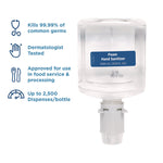 Pacific Blue Ultra Foam Hand Sanitizer Refill For Manual Dispensers, 1,000 Ml, Fragrance-Free, 4/carton