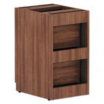 Alera Valencia Series Full Pedestal File, Left/right, 2 Legal/letter-Size File Drawers, Modern Walnut, 15.63" X 20.5" X 28.5"