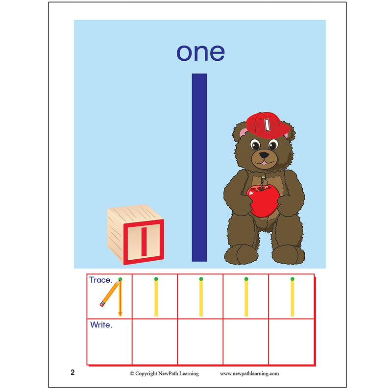 NewPath Learning Numbers 1-10 Student Activity Book (NP-130023)