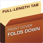 Standard Expanding File Pockets, 1.75" Expansion, Letter Size, Redrope, 25/Box