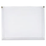 Poly Zip Envelope, Zipper Closure, 10 X 13, Clear, 5/pack