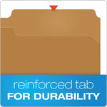 Kraft Fastener Folders, 1/3-Cut Tabs, 2 Fasteners, Legal Size, Kraft Exterior, 50/Box
