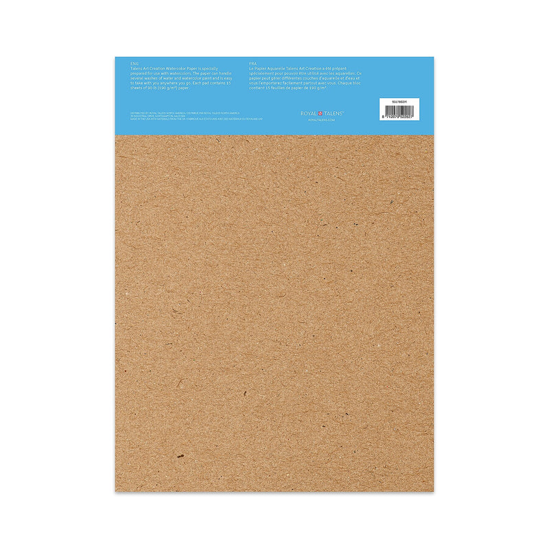 Talens Art Creation 11" x 15" Watercolor Sketch Pad, 15 Sheets/Pad, 3/Bundle (TLN9317802M-3)