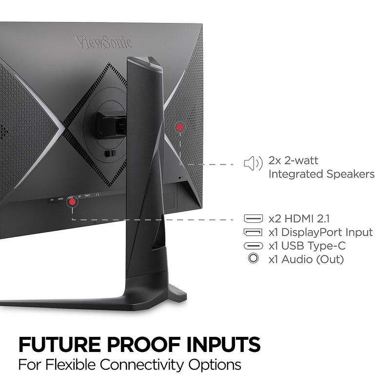 ViewSonic 27'' 240Hz LED Gaming Monitor, Black (XG2736-2K)
