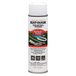 Industrial Choice Athletic Field Inverted Striping Paint, Flat Athletic Inverted White, 17 oz Aerosol Can, 12/Carton
