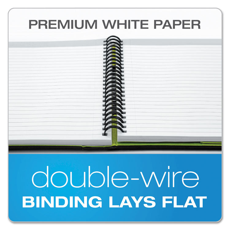 Idea Collective Professional Wirebound Hardcover Notebook, 1-Subject, Medium/College Rule, Black Cover, (80) 8 x 5.5 Sheets