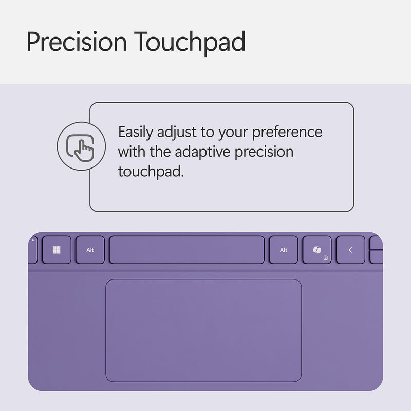 Microsoft Surface Pro 12" Keyboard Cover with Slim Pen 2, Violet (EP2-33104)
