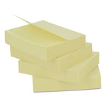 Self-Stick Note Pad Value Pack, 3" x 3", Yellow, 100 Sheets/Pad, 18 Pads/Pack