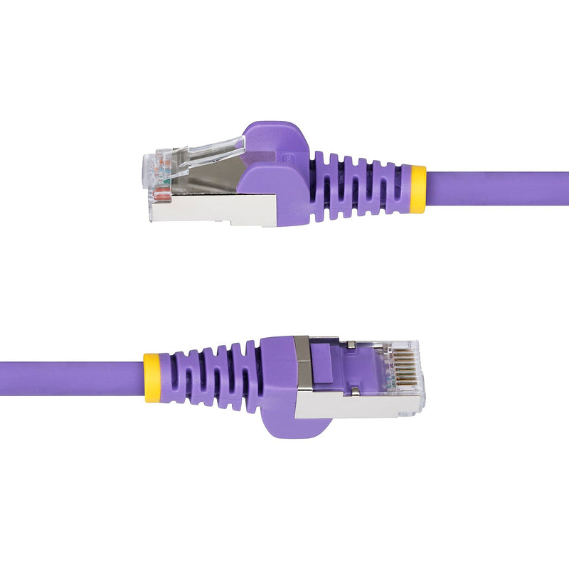 StarTech 6 ft. CAT-6a Ethernet Cable, 27AWG, Purple (NLPL-6F-CAT-6a-PATCH)