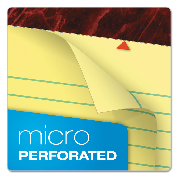 Gold Fibre Quality Writing Pads, Wide/legal Rule, 50 Canary-Yellow 8.5 X 11.75 Sheets, Dozen