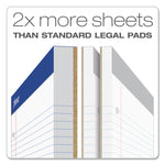 Double Sheet Pads, Medium/college Rule, 100 White 8.5 X 11.75 Sheets