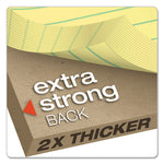 Double Sheet Pads, Pitman Rule Variation (offset Dividing Line - 3" Left), 100 Canary-Yellow 8.5 X 11.75 Sheets