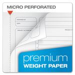 Gold Fibre Wirebound Project Notes Book, Project-Management Format, Green Cover, (84) 9.5 x 7.25 Sheets