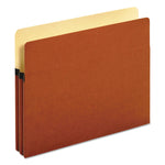 Standard Expanding File Pockets, 1.75" Expansion, Letter Size, Redrope, 25/Box