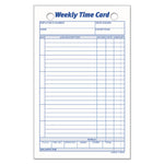 Weekly Employee Time Cards, One Side, 4.25 X 6.75, 100/pack