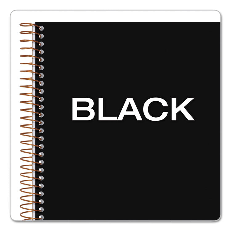 JEN Action Planner, 1-Subject, Narrow Rule, Black Cover, (100) 8.5 x 6.75 Sheets