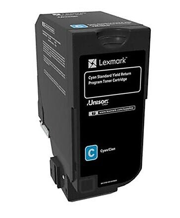 Lexmark Original Toner Cartridge Cyan (LEX74C0SCG)