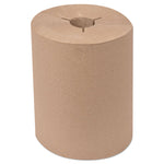 Universal Hand Towel Roll, Notched, 1-Ply, 8" X 550 Ft, Natural, 6 Roll/carton