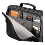 Track Clamshell Case, Fits Devices Up to 18", Dobby Nylon, 19.3 x 3.9 x 14.2, Black